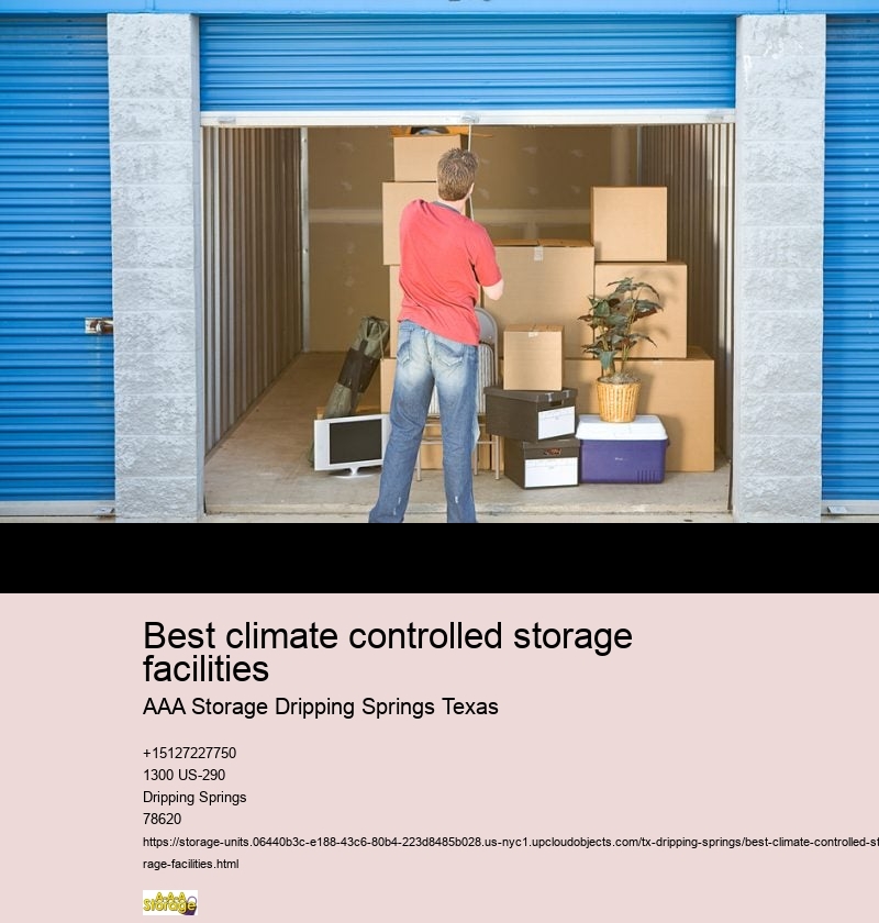 climate controlled self storage unit near me