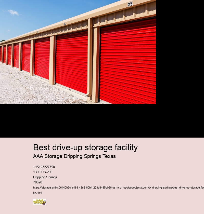 climate controlled storage unit near Dripping Springs