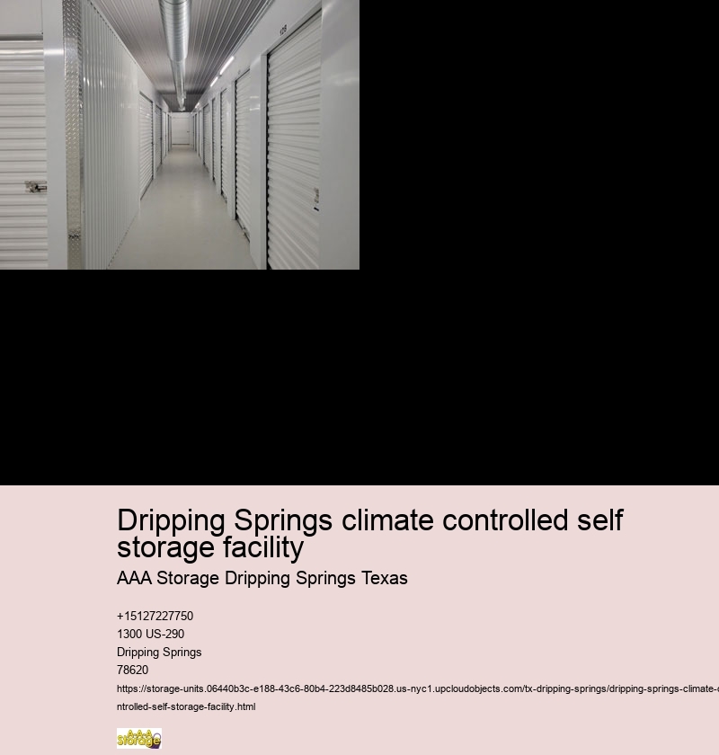 self storage facility Dripping Springs
