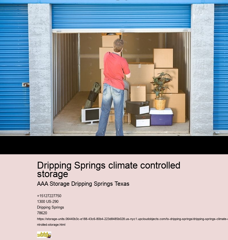drive-up self storage unit Dripping Springs