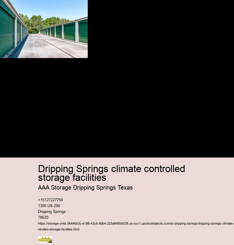drive-up self storage unit near Dripping Springs