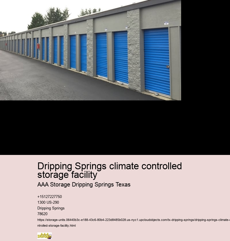 climate controlled storage unit near me