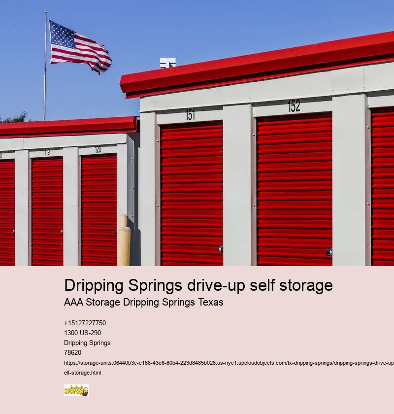 drive-upself storage units Dripping Springs