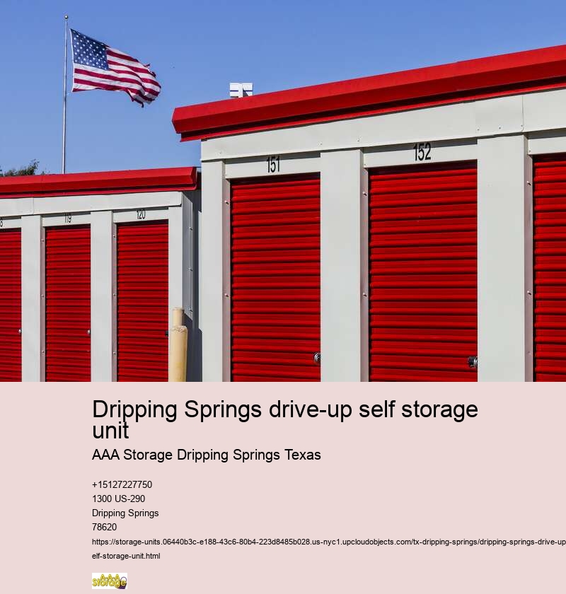 self storage units Dripping Springs