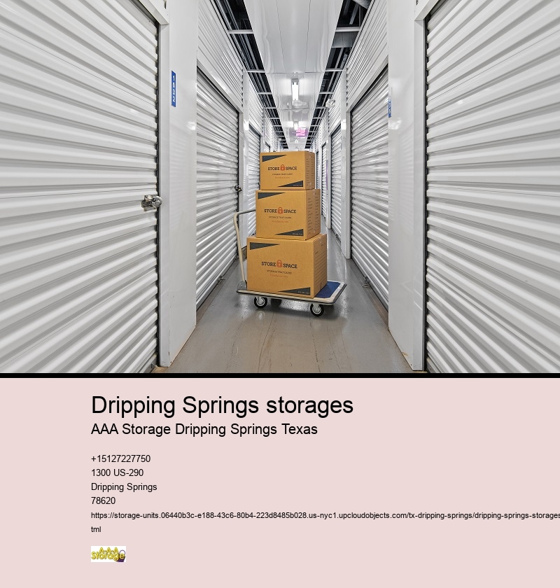 self storage units near Dripping Springs