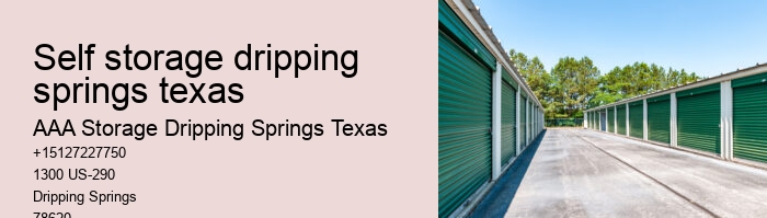 drive-up storage near Dripping Springs