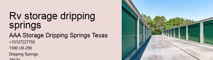 climate controlled storage facility near Dripping Springs