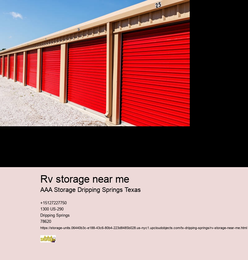 drive-up self storages Dripping Springs