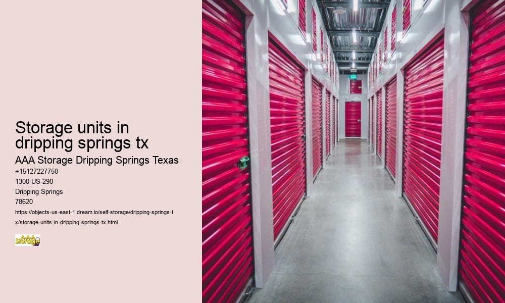 drive-up self storage facilities Dripping Springs