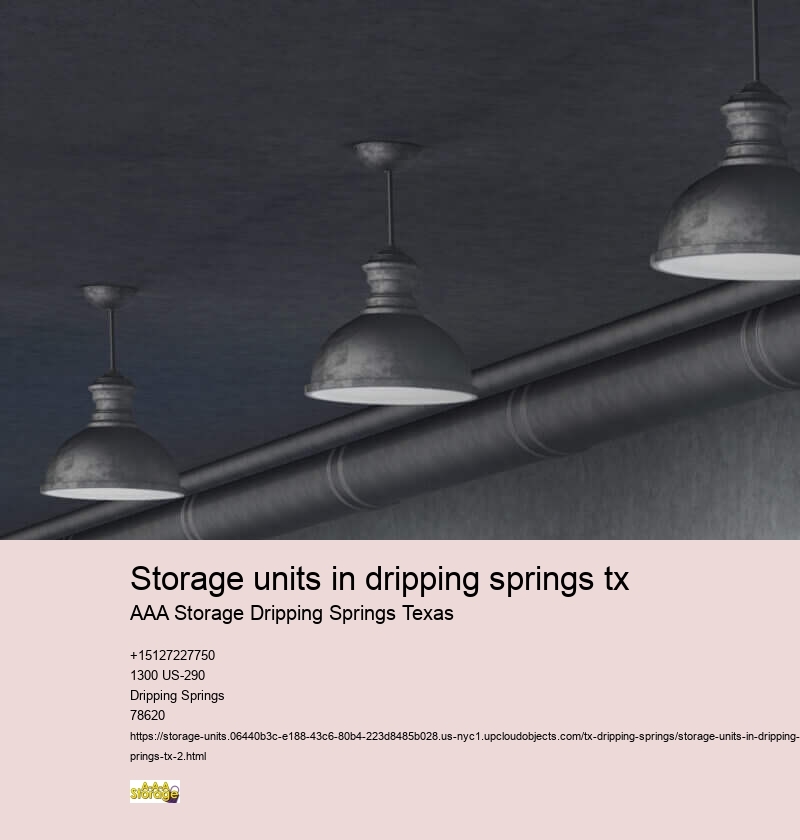 storage dripping springs tx